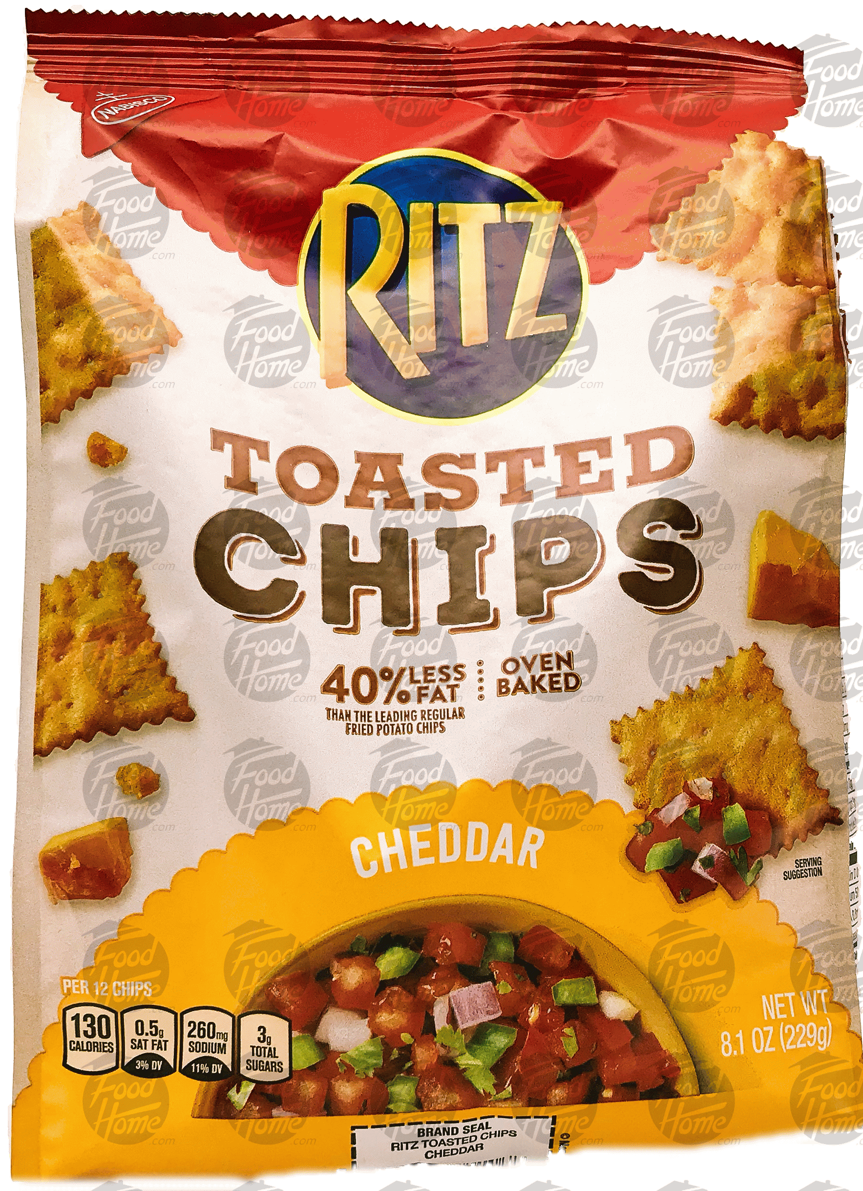 Nabisco Ritz cheddar toasted chips Full-Size Picture